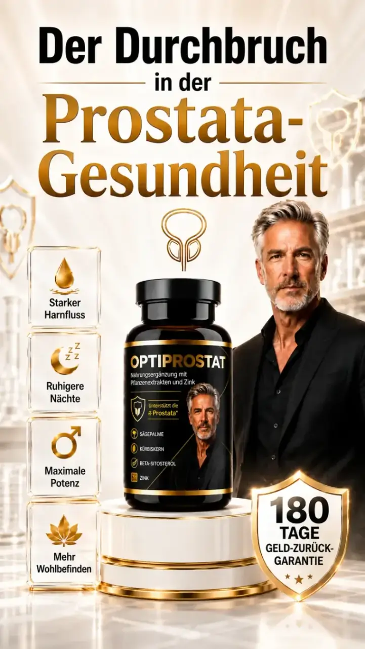KI-generiertes Bild: OPTIPROSTAT - Nahrungsergänzung mit Pflanzenextrakten und Zink zur Unterstützung der Prostata und männlichen Vitalität